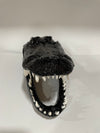 Alligator head black shiny finish 14x6.5x6.5