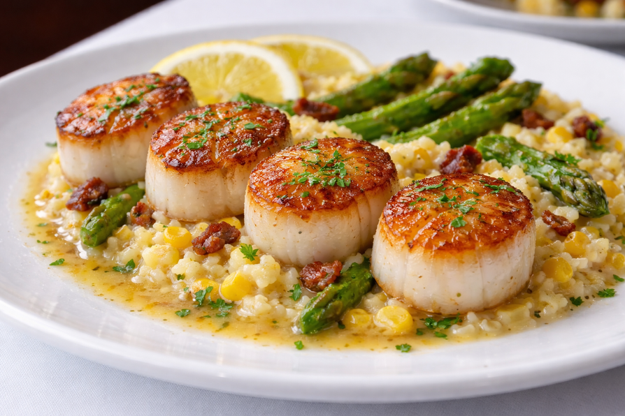 New England Sea Scallops: 10/15 COUNT (LIMITED AVAILABILITY)